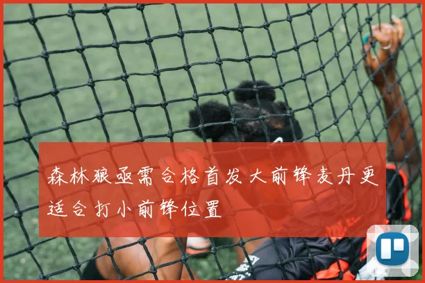 森林狼亟需合格首发大前锋麦丹更适合打小前锋位置